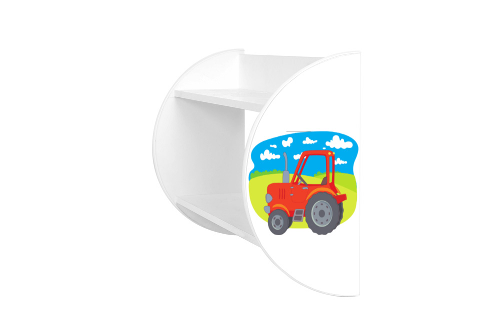 Becks polička na stenu Tractor